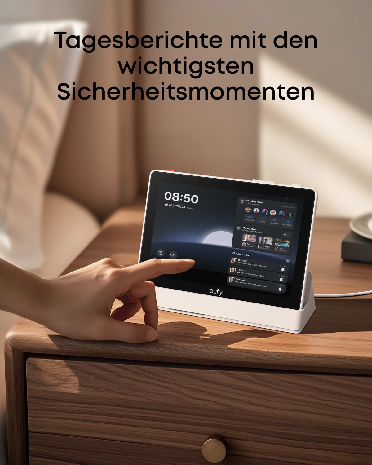 eufy Smart Home Hub Display 8", 1280 x 800, Weiß