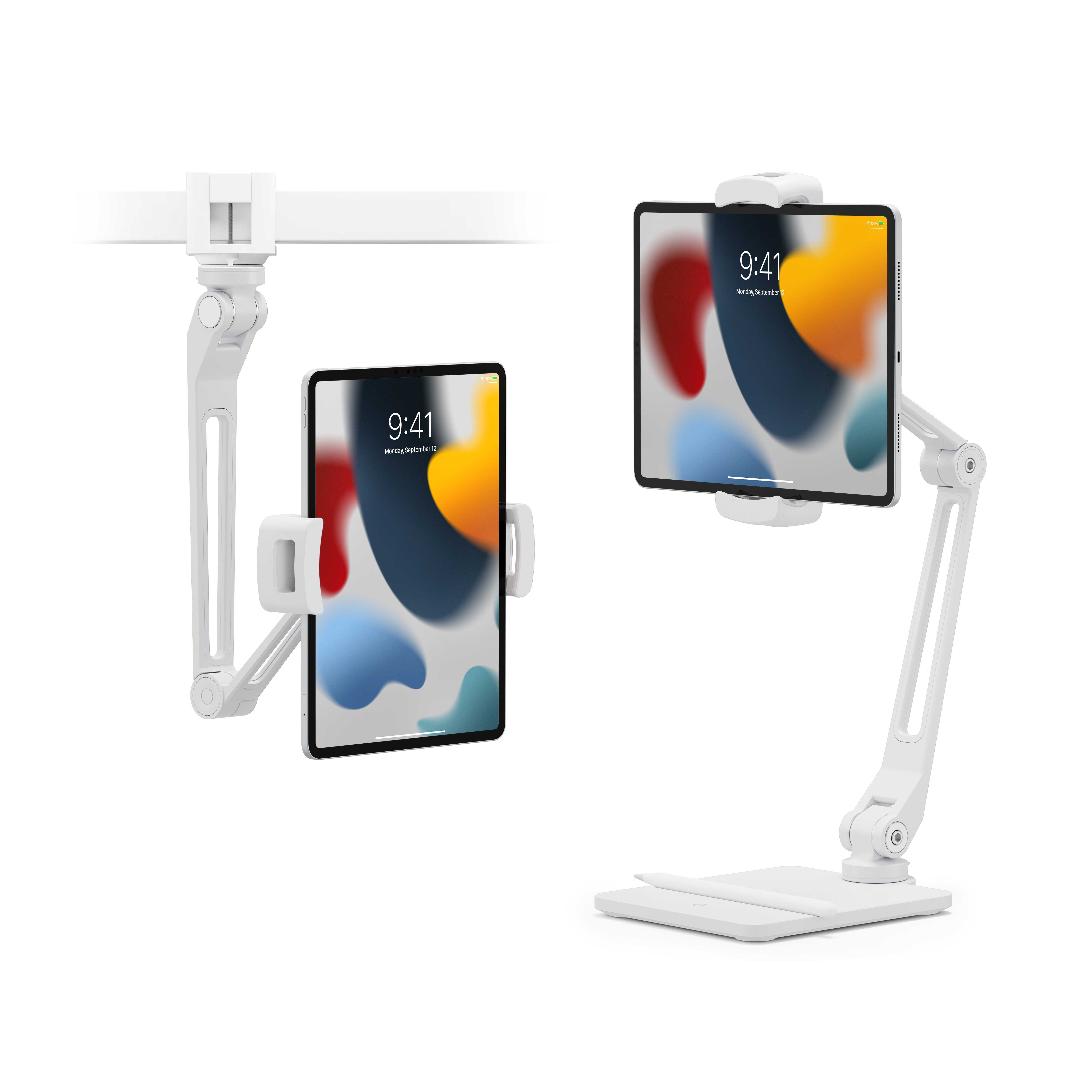 Twelve South HoverBar Duo flexible Halterung für Smartphone & Tablet, Weiß
