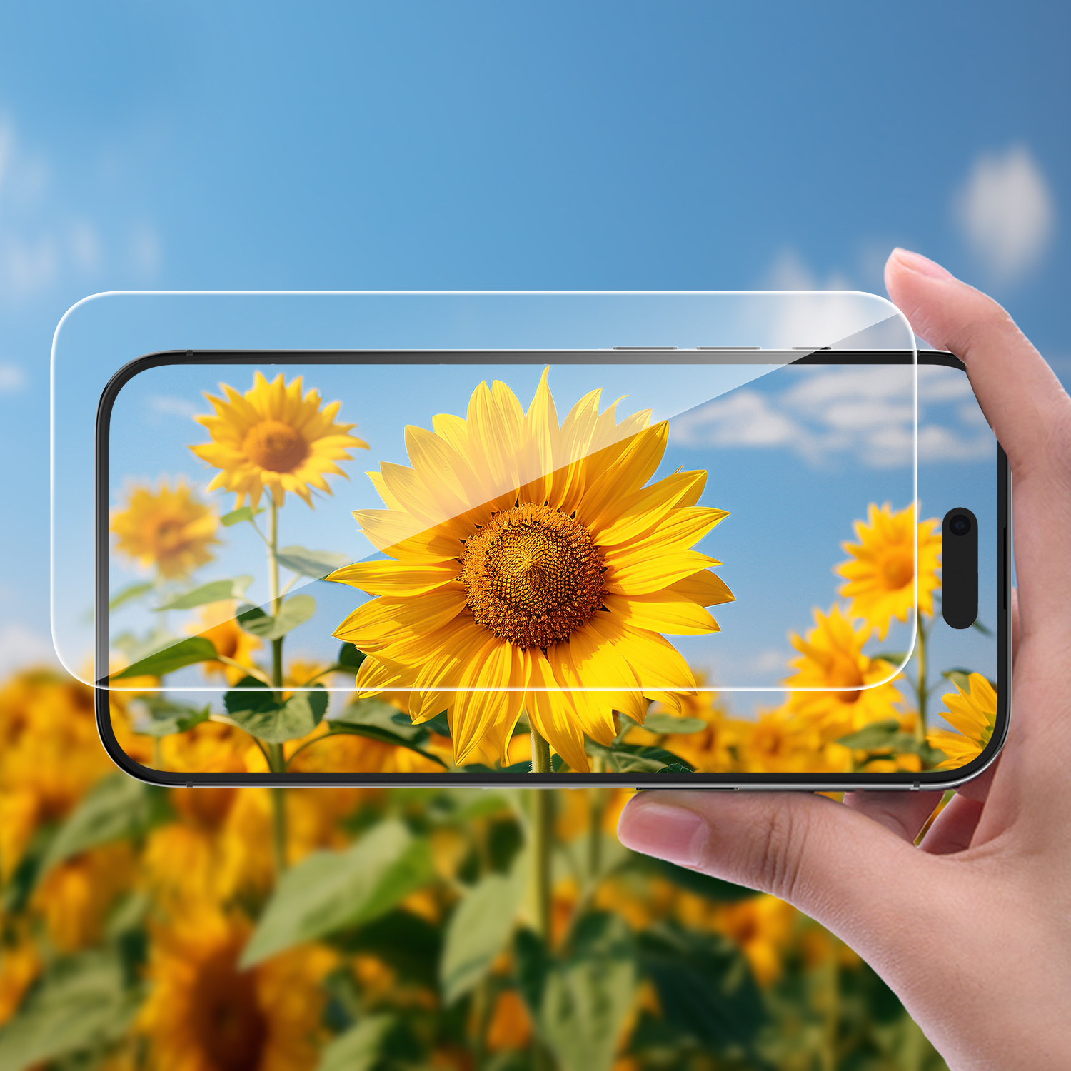 Guan Clear Displayschutzglas für iPhone Air