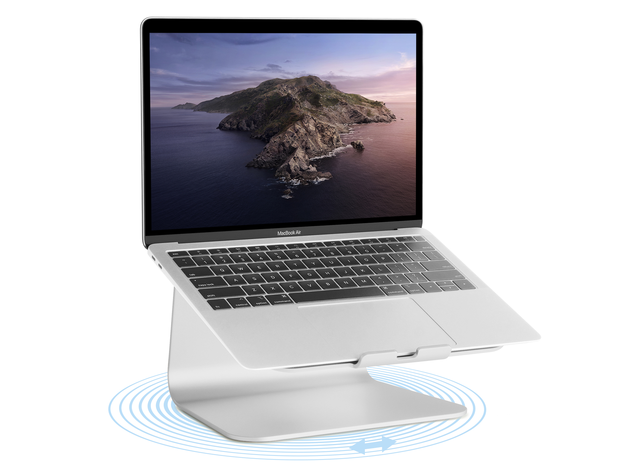 Rain Design mStand360 Notebook-Ständer, Silber
